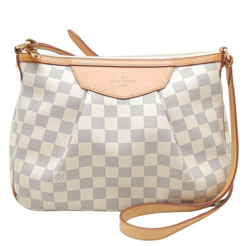 Louis Vuitton Damier Azur Siracusa PM Shoulder Bag